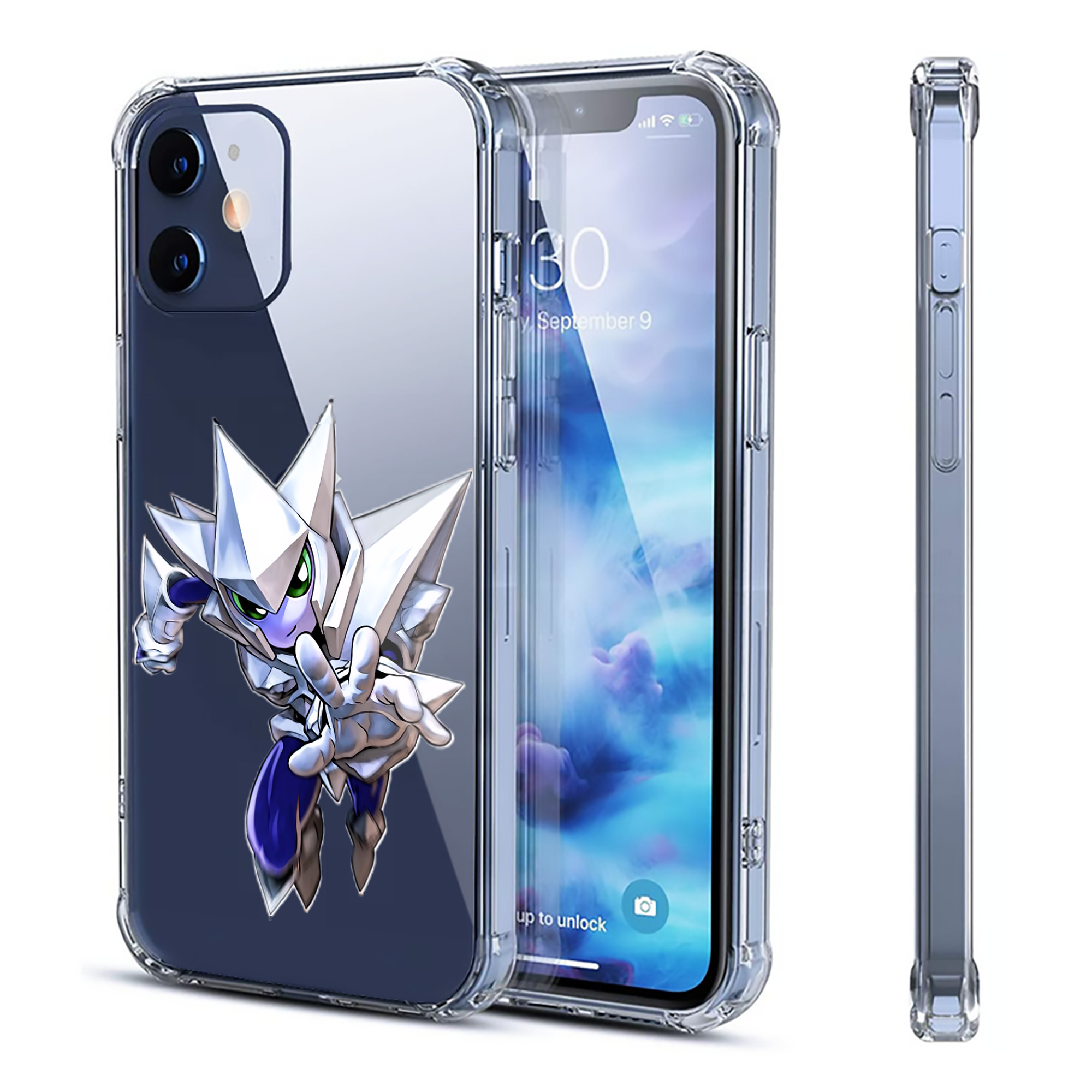 （画像用） 遊☆戯☆王 Yu-Gi-Oh! 【iPhone 12シリーズ対応】透明スマホケース（クリアソフトケース）